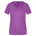 Koszulka Damska Slim Fit Bawełniana JN901 - Purple