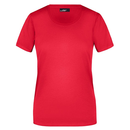 Koszulka Damska Slim Fit Bawelniana JN901 - Red