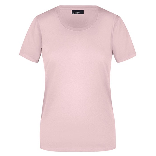 Koszulka Damska Slim Fit Bawelniana JN901 - Rose