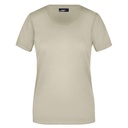 Koszulka Damska Slim Fit Bawełniana JN901 - Stone