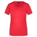 Koszulka Damska Slim Fit Bawełniana JN901 - Tomato