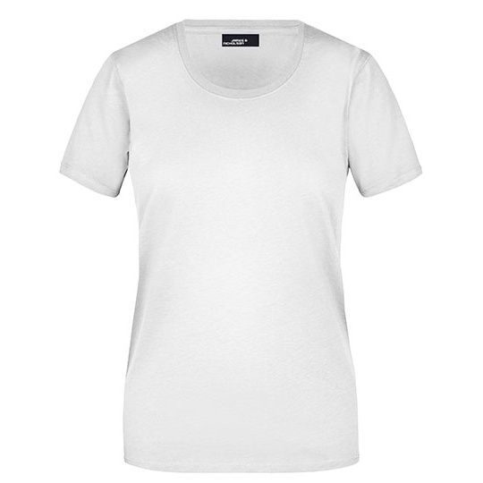 Koszulka Damska Slim Fit Bawełniana JN901 - White