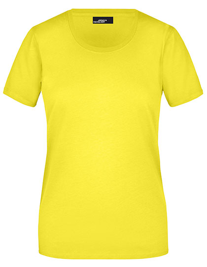 Koszulka Damska Slim Fit Bawelniana JN901 - Yellow