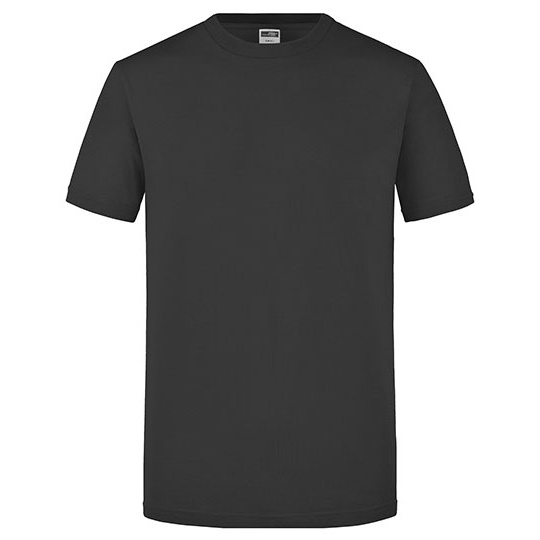 T-shirt Meski Slim Bawelniany JN911 - Graphite (Solid)
