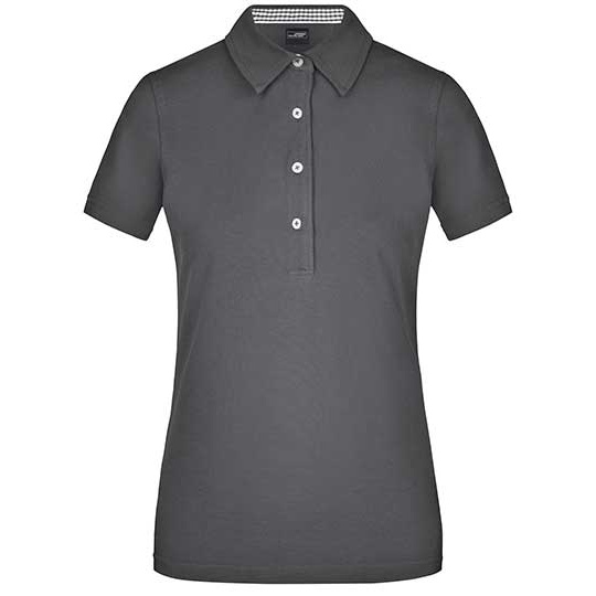 Koszulka Polo Damska Klasyczna JN969 - Graphite (Solid)