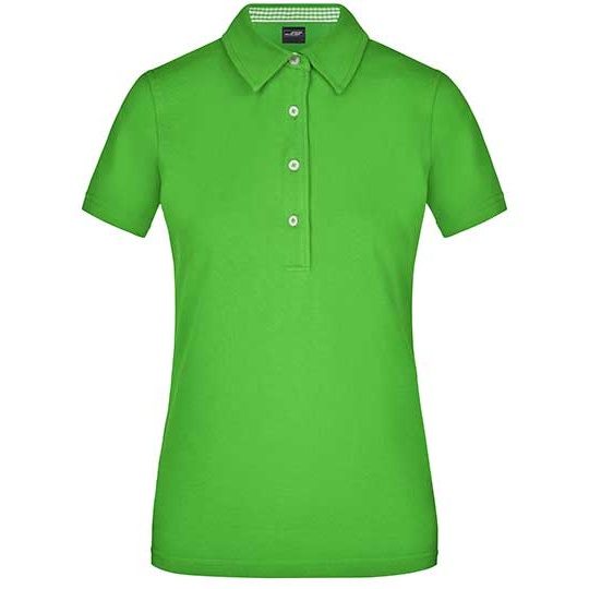 Koszulka Polo Damska Klasyczna JN969 - Lime Green
