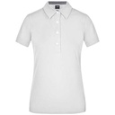 Koszulka Polo Damska Klasyczna JN969 - White & Navy