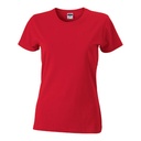 Koszulka Damska Slim Fit Bawełniana JN971 - Red