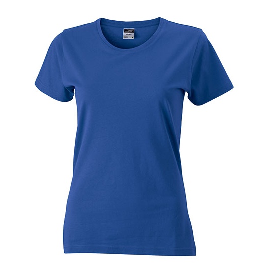 Koszulka Damska Slim Fit Bawelniana JN971 - Royal