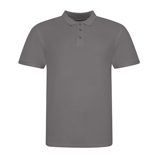 Koszulka Polo Slim Fit Bawełniana Pika JP100 - Charcoal