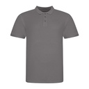 Koszulka Polo Slim Fit Bawełniana Pika JP100 - Charcoal