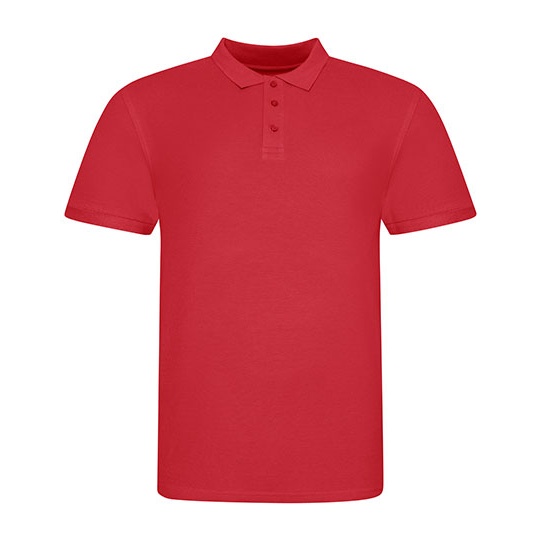 Koszulka Polo Slim Fit Bawelniana Pika JP100 - Fire Red