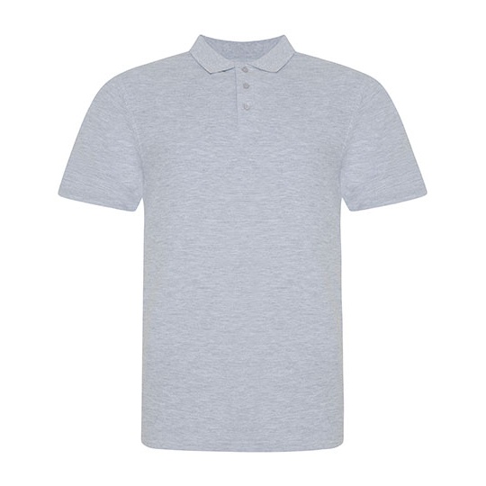 Polo Slim z krótkim rękawem JP100 - Heather Grey