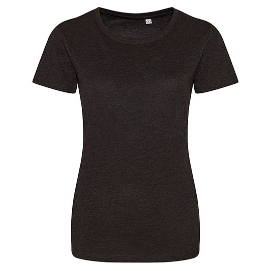 Damski T-shirt Tri-Blend JT001F - Heather Black