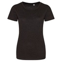 Damski T-shirt Tri-Blend JT001F - Heather Black