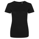 Damski T-shirt Tri-Blend JT001F - Solid Black