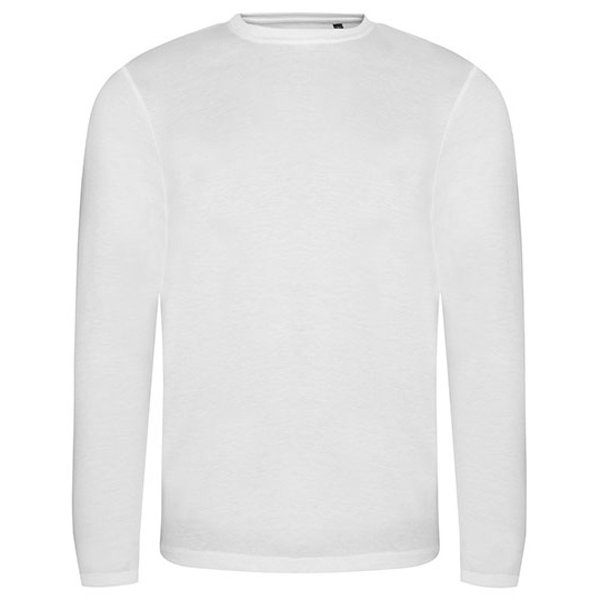 Koszulka Dlugi Rekaw Klasyczna Triblend JT002 - Solid White