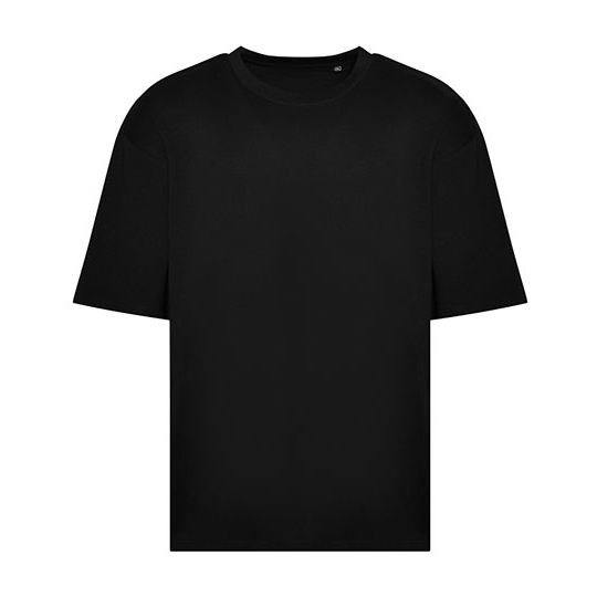 T-shirt Oversize Bawełna Czesana JT009 - Deep Black