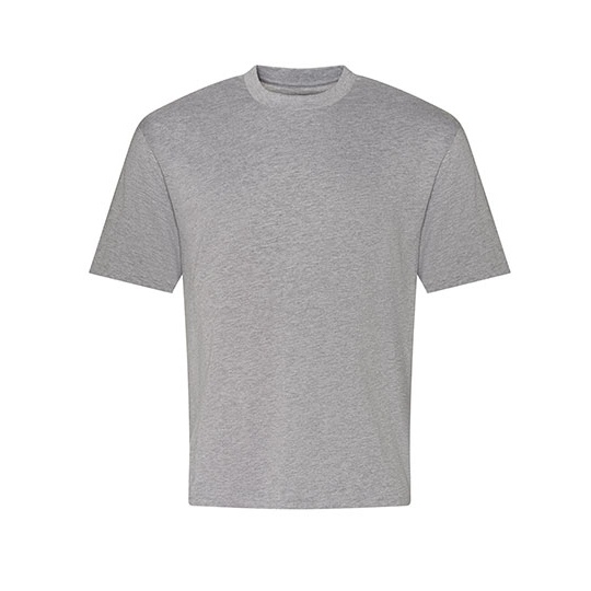 T-shirt Oversize Bawelna Czesana JT009 - Heather Grey