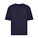 T-shirt Oversize Bawełna Czesana JT009 - New French Navy