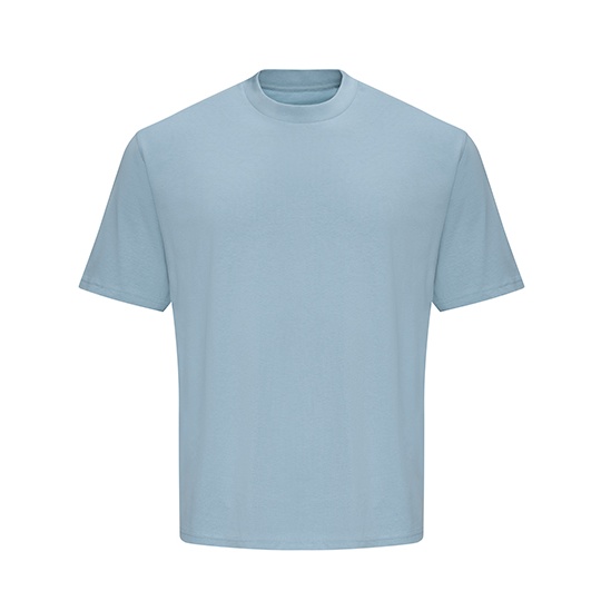 T-shirt Oversize Bawelna Czesana JT009 - Sky Blue