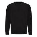 T-shirt Oversize Bawełna Czesana JT019 - Deep Black