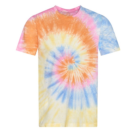 T-shirt Klasyczny Bawelna Tie-Dye JT022 - Tie-Dye Swirl