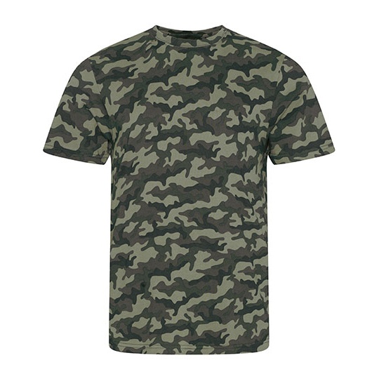 T-shirt Klasyczny Wzór Moro JT034 - Green Camo