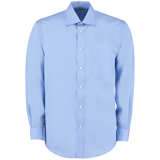 Koszula Meska Klasyczna Popelinowa Latwa w Pielegnacji K104 - Light Blue