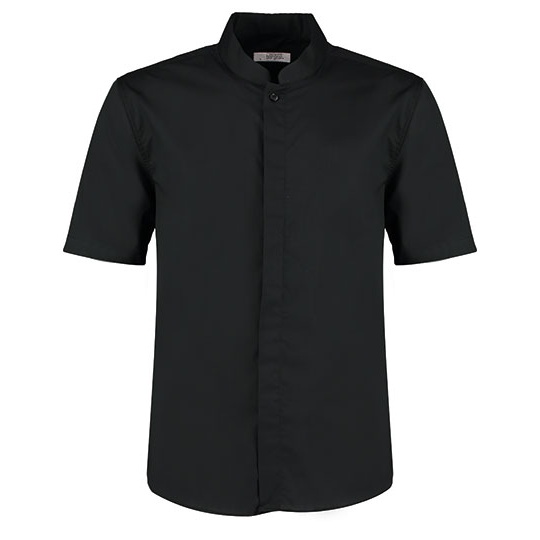 Meska koszula ze stojka K122 - Black