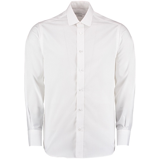 Koszula Meska Nowoczesny Kroj Popelina Latwa w Pielegnacji K131 - White