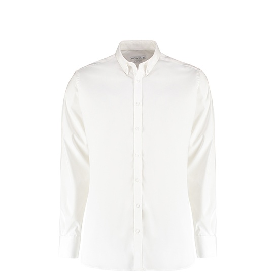 Męska koszula oxford slim fit K182 - White