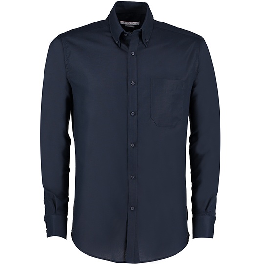 Koszula Meska Slim Fit Oxford Bawelniana K184 - French Navy