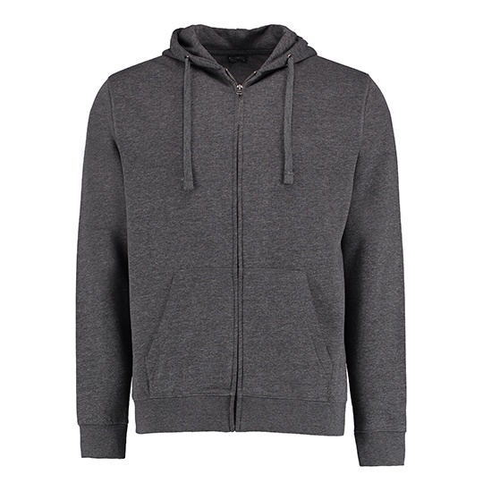 Bluza rozpinana z kapturem K303 - Dark Grey Marl