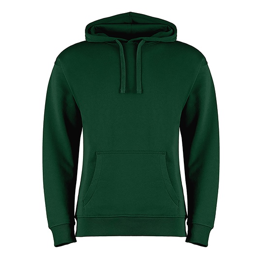 Bluza z Kapturem Klasyczna Czesany Jersey K333 - Bottle Green