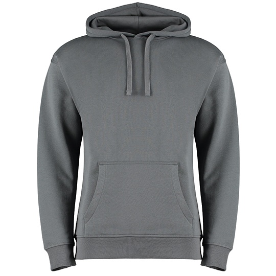 Bluza z Kapturem Klasyczna Czesany Jersey K333 - Dark Grey