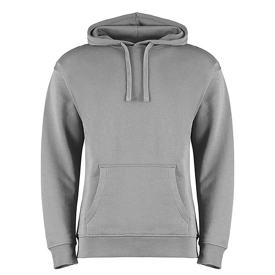 Bluza z Kapturem Klasyczna Czesany Jersey K333 - Heather Grey