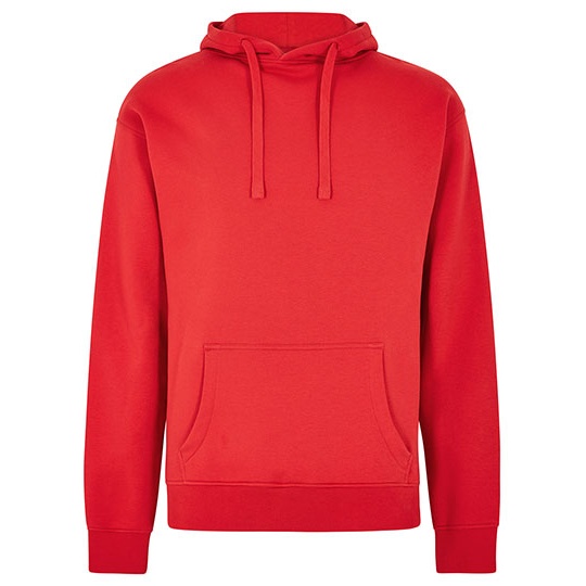 Bluza z Kapturem Klasyczna Czesany Jersey K333 - Red