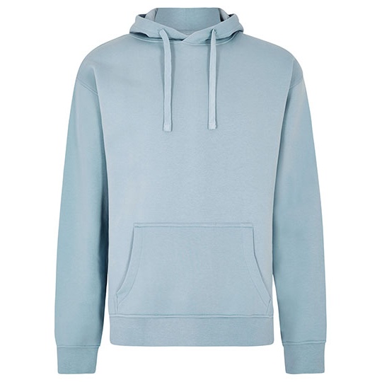 Bluza z Kapturem Klasyczna Czesany Jersey K333 - Sky Blue
