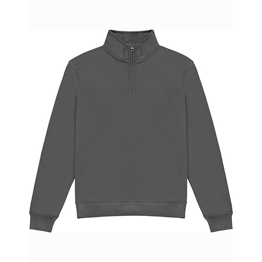 Bluza Męska Klasyczna Bawełniana Szczotkowana K335 - Dark Grey