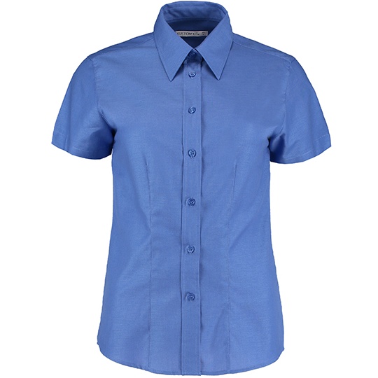 Koszula Damska Nowoczesna Oxford K360 - Italian Blue