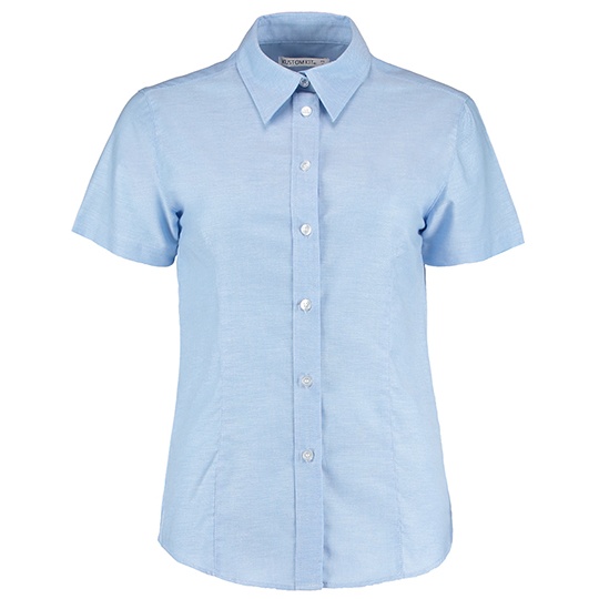 Koszula Damska Nowoczesna Oxford K360 - Light Blue