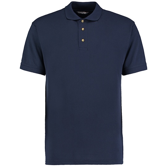 Koszulka Polo Męska Klasyczna Pika K400 - Navy