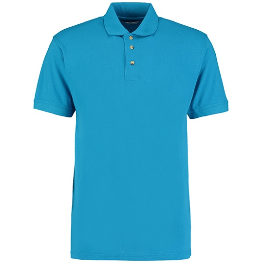 Polo męskie klasyczne K400 - Turquoise