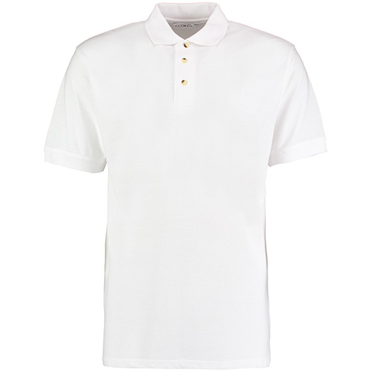 Koszulka Polo Męska Klasyczna Pika K400 - White