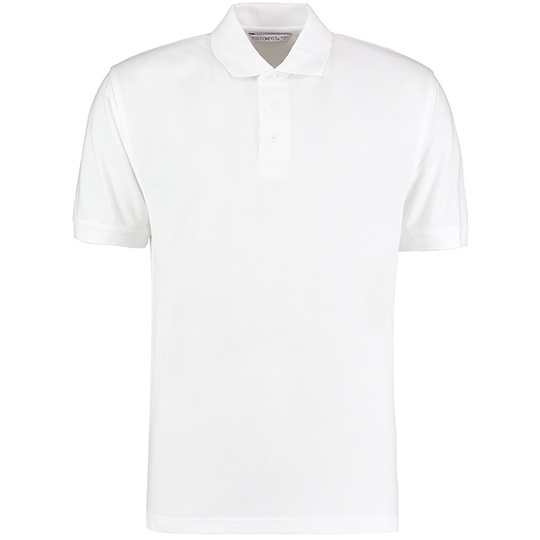 Koszulka Polo Meska Klasyczna Pika K403 - White