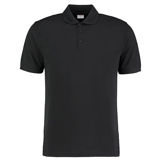 Koszulka Polo Męska Slim Pika K413 - Black