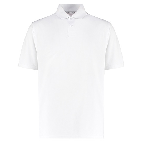 Koszulka Polo Klasyczna Oddychajaca Cooltex Plus K444 - White