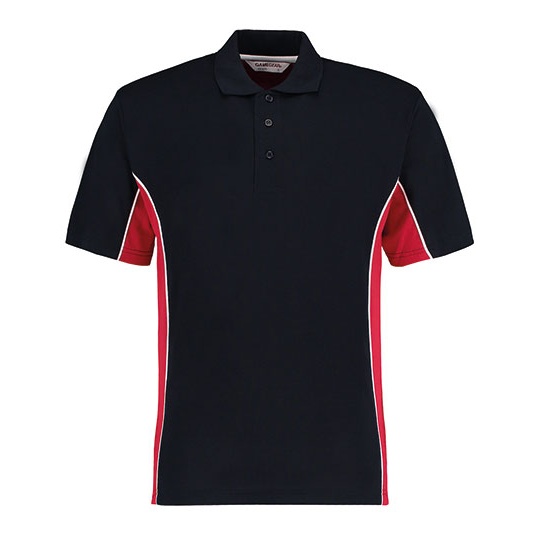 Koszulka Polo Męska Odprowadzająca Wilgoć K475 - Navy & Red