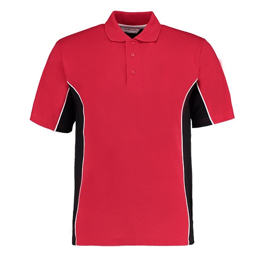 Koszulka Polo Meska Odprowadzajaca Wilgoc K475 - Red & Black